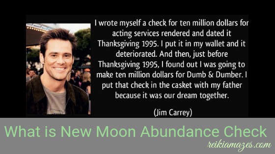 New Moon Abundance Cheque – An Easy Way to Manifest Your Dreams