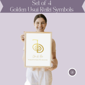 PRODUCT IMAGE- Set of 4 Golden Usui Reiki Symbols