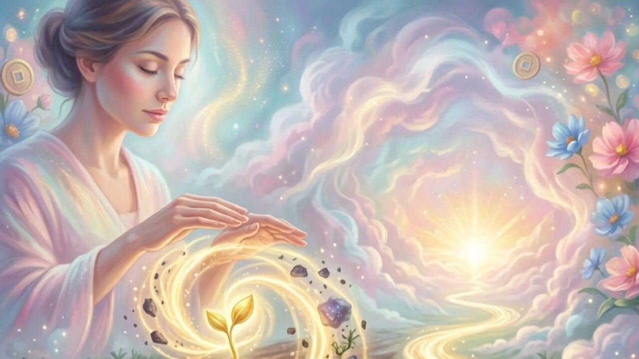 golden pyramid symbol of money reiki 