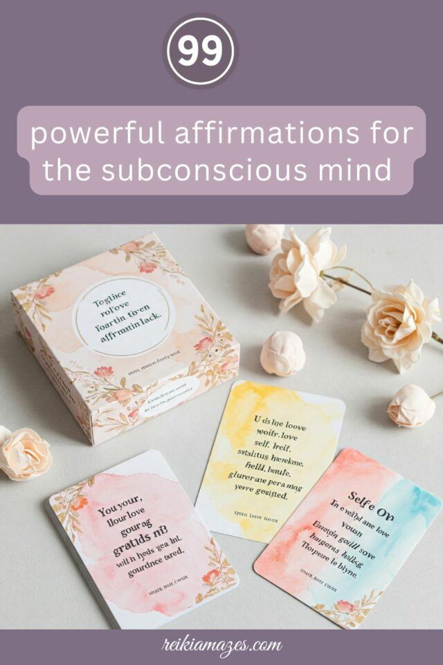 99 Powerful Affirmations For The Subconscious Mind