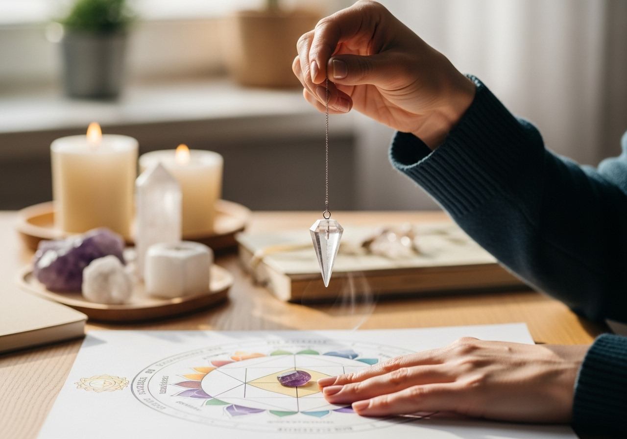 Clear Quartz Pendulum- crystal pendulums every healer should know