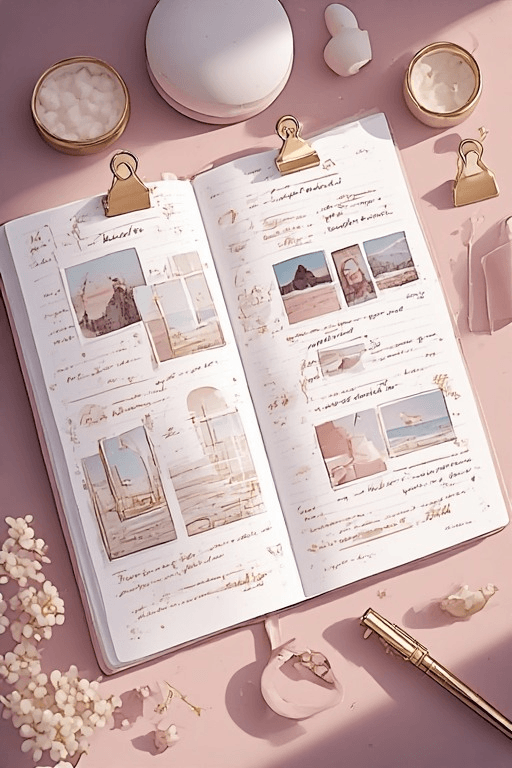 Creating a Vision Board in a Planner