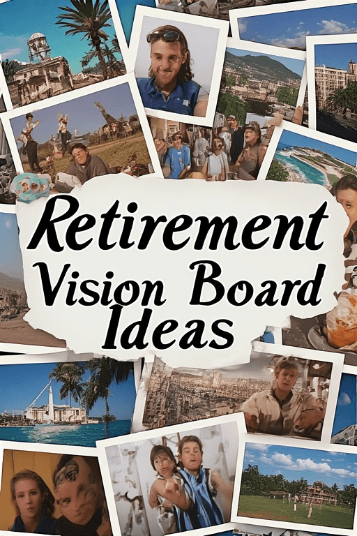 retirement vision board ideas